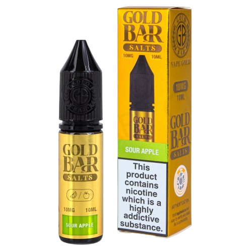Sour Apple Nic Salt by Gold Bar | UK | TrendyVapes