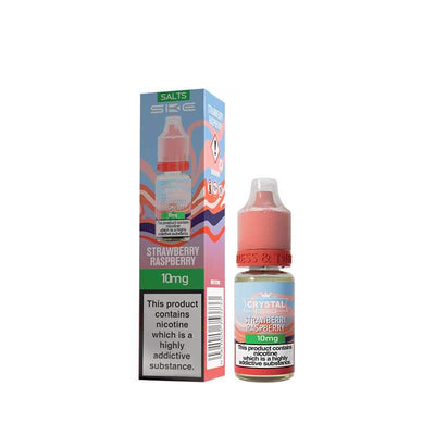 SKE Crystal Strawberry Raspberry Nic Salt | Trendy Vapes UK