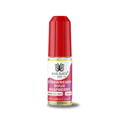 Strawberry Sour Raspberry Nic Salt | Bar Juice 5000 | Trendy Vapes UK