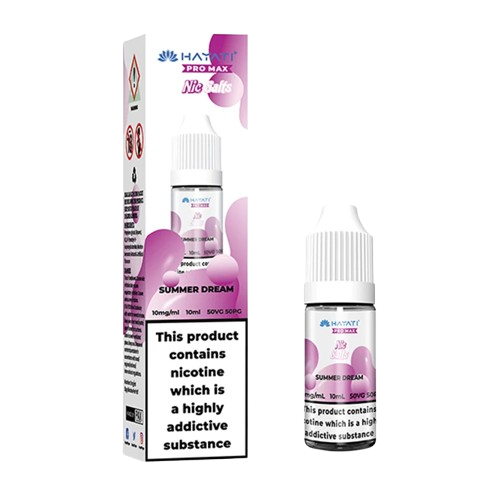 Summer Dream Nic Salt E-Liquid 10ml bottle by Hayati Pro Max, 10mg and 20mg, sold at Trendy Vapes UK