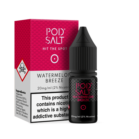 WATERMELON BREEZE NIC SALT BY POD SALT