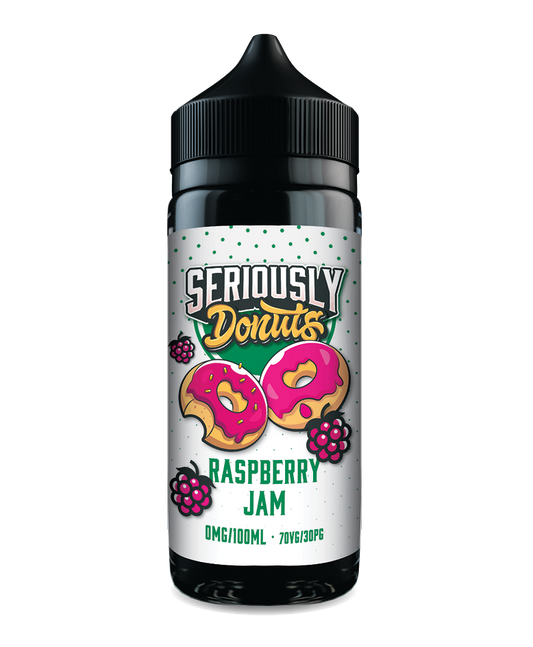 Raspberry Jam By Seriously Donuts E-Liquid 100ml Shortfill