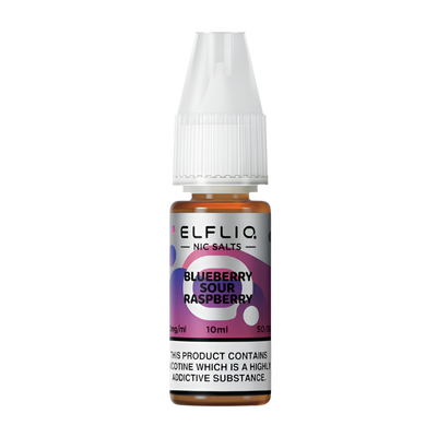 Blueberry Sour Raspberry By Elfbar Elfliq Nic Salt 10ml