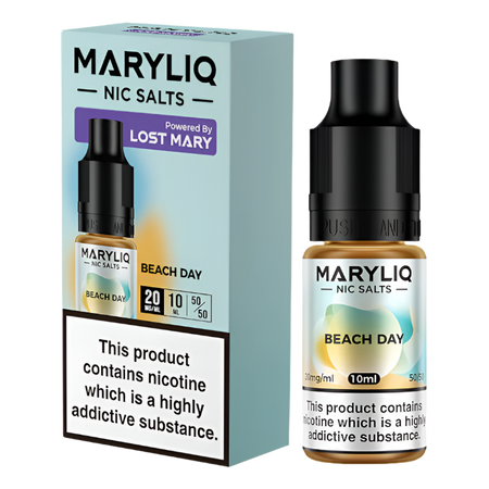Beach Day By Lost Mary MARYLIQ Nic Salts 10ml