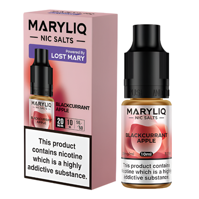 Blackcurrant Apple By Lost Mary MARYLIQ Nic Salts 10ml