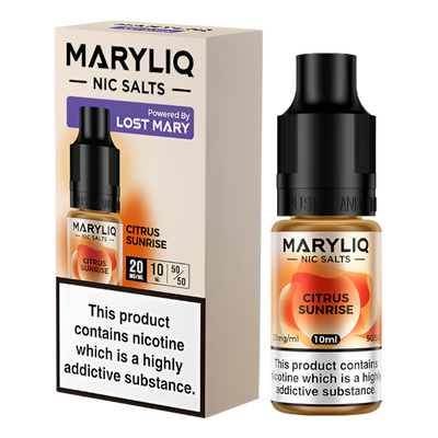 Citrus Sunrise By Lost Mary MARYLIQ Nic Salts 10ml