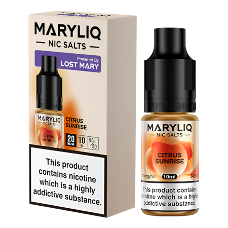 Citrus Sunrise By Lost Mary MARYLIQ Nic Salts 10ml