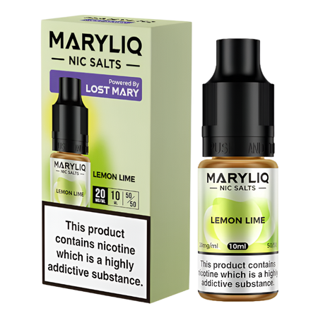Lemon Lime By Lost Mary MARYLIQ Nic Salts 10ml