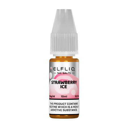 Strawberry Ice By Elfbar Elfliq Nic Salt 10ml