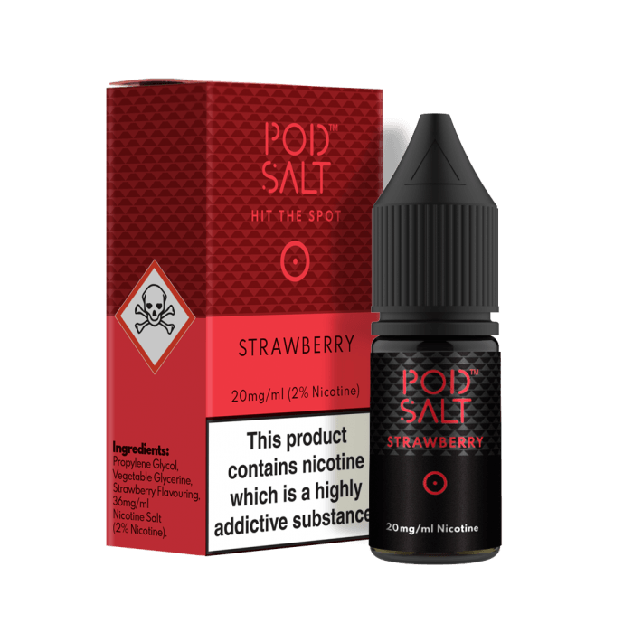 STRAWBERRY NIC SALT BY POD SALT