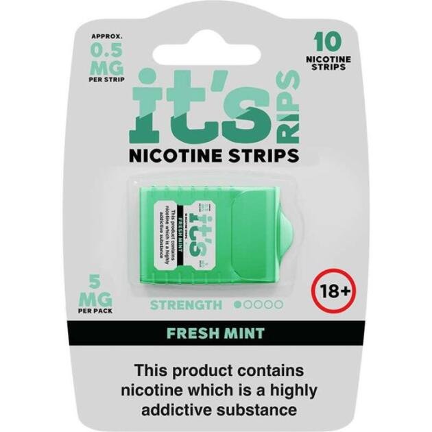 Fresh Mint-It's Rips Nicotine Strips