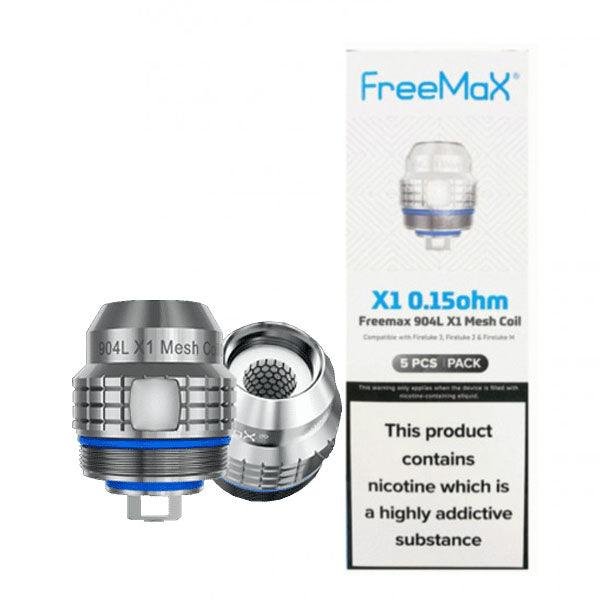 FreeMax Fireluke 904L X1 Mesh Coils 5 pack
