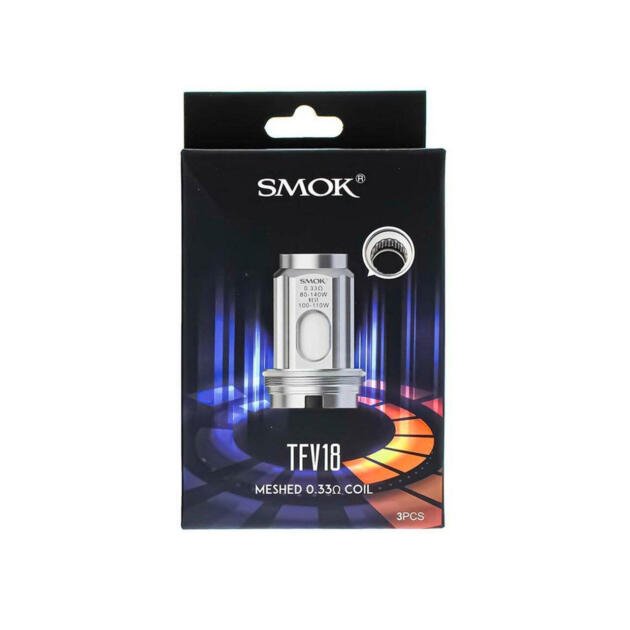 SMOK TFV18 0.33Ω Mesh Coils - Pack of 3
