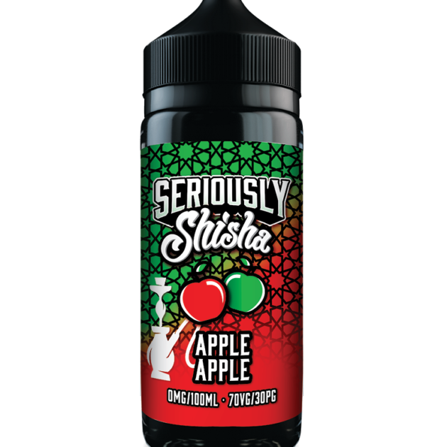 Seriously Shisha Apple Apple 100ml - Double Crisp Apple Vape UK