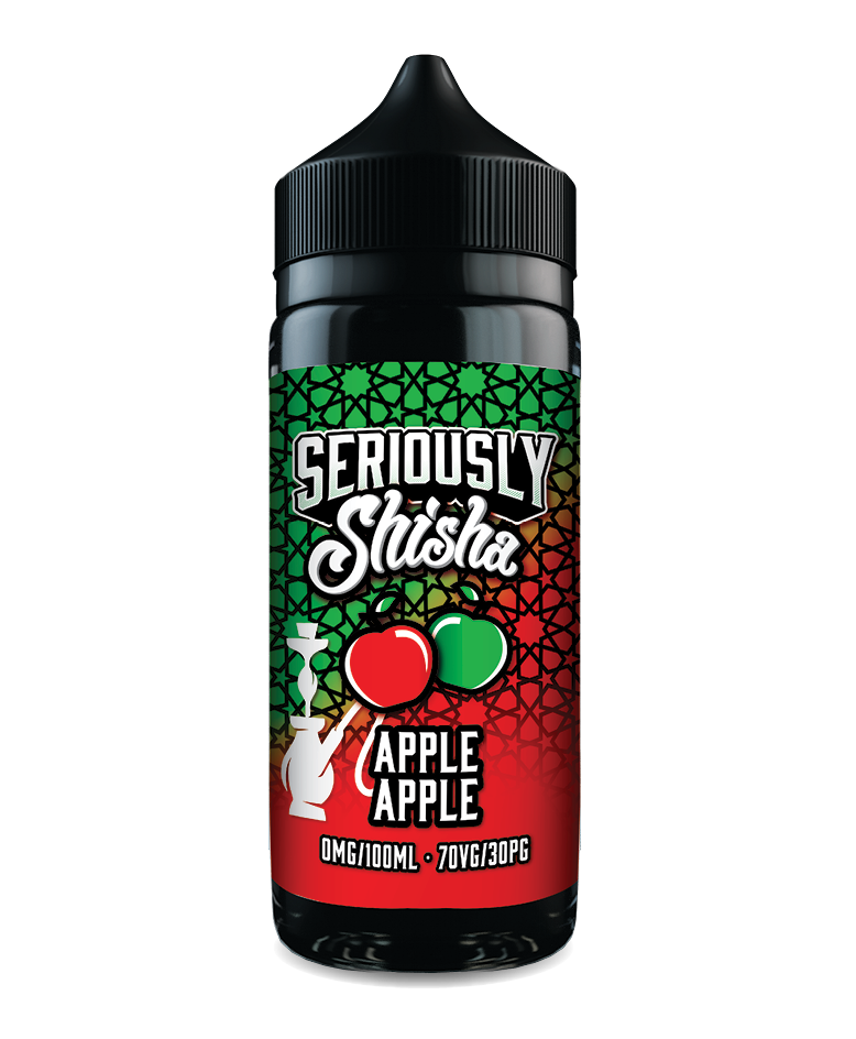 Seriously Shisha Apple Apple 100ml - Double Crisp Apple Vape UK