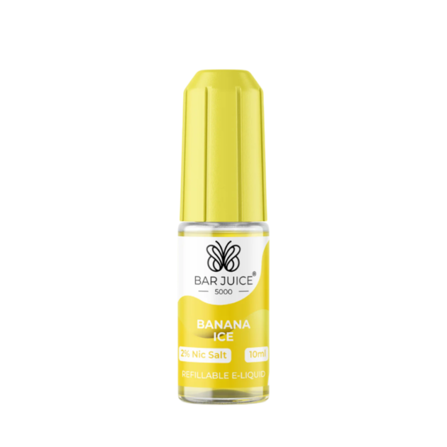Banana Ice Nic Salt 10ml | Bar Juice 5000 | Trendy Vapes