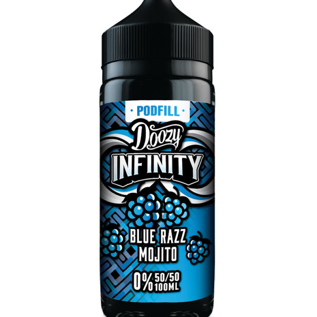 Doozy Infinity Blue Razz Mojito 70/30 Shortfill | Fruity Mojito Vape