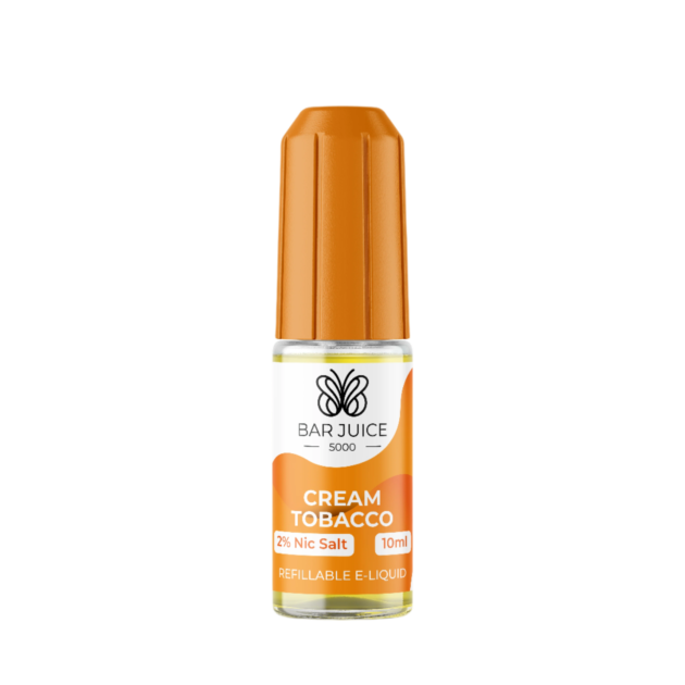 Cream Tobacco Nic Salt 10ml | Bar Juice 5000 | Trendy Vapes