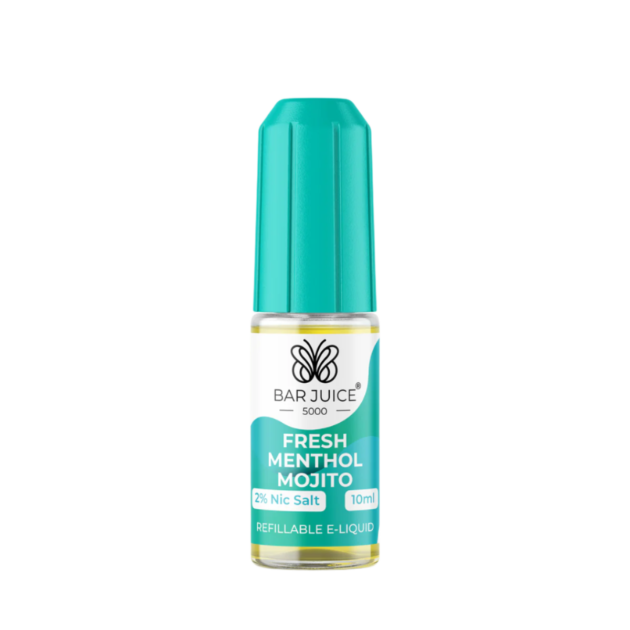 Fresh Menthol Mojito Nic Salt 10ml | Bar Juice 5000 | Trendy Vapes