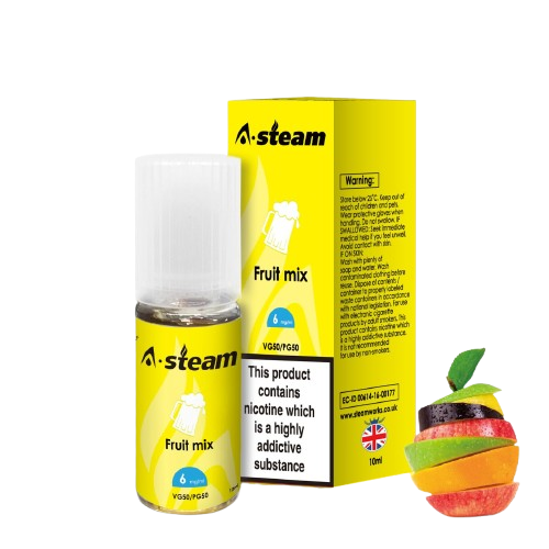 Fruit Mix Non Salt E-Liquid 10ml | A-Steam | Trendy Vapes