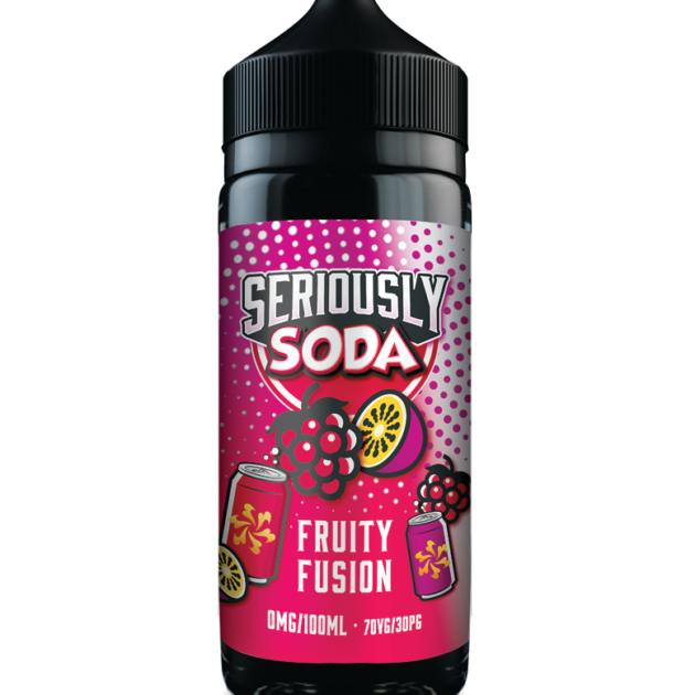 Fruity Fusion By Seriously Soda E-Liquid 100ml Shortfill