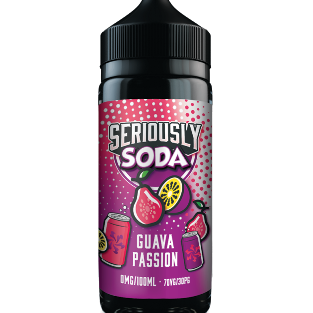 Guava Passion By Seriously Soda E-Liquid 100ml Shortfill