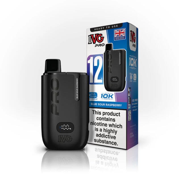 IVG Pro 12 10K Puff Vape Pen 20mg | Rechargeable Pod Vape Kit
