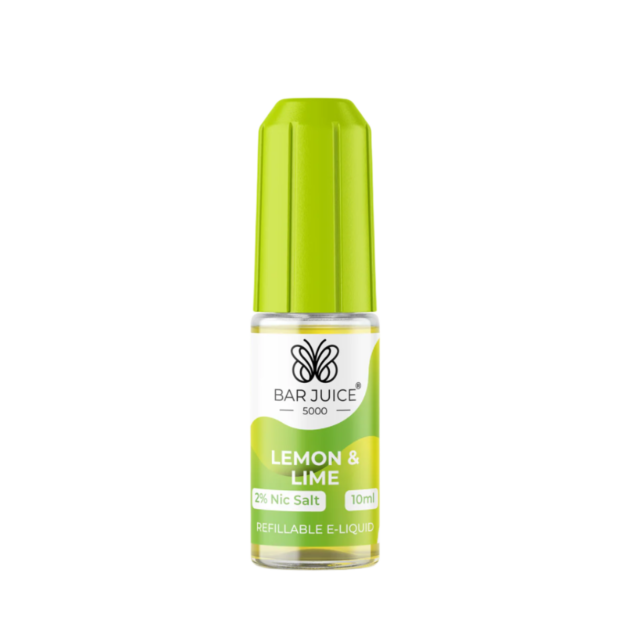 Lemon & Lime Nic Salt 10ml | Bar Juice 5000 | Trendy Vapes