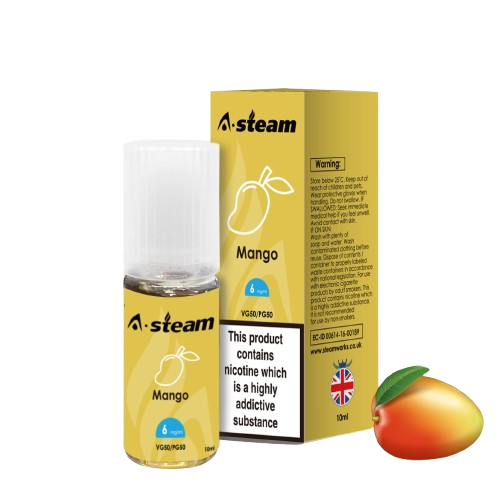 Mango Non Salt E-Liquid 10ml | A-Steam | Trendy Vapes