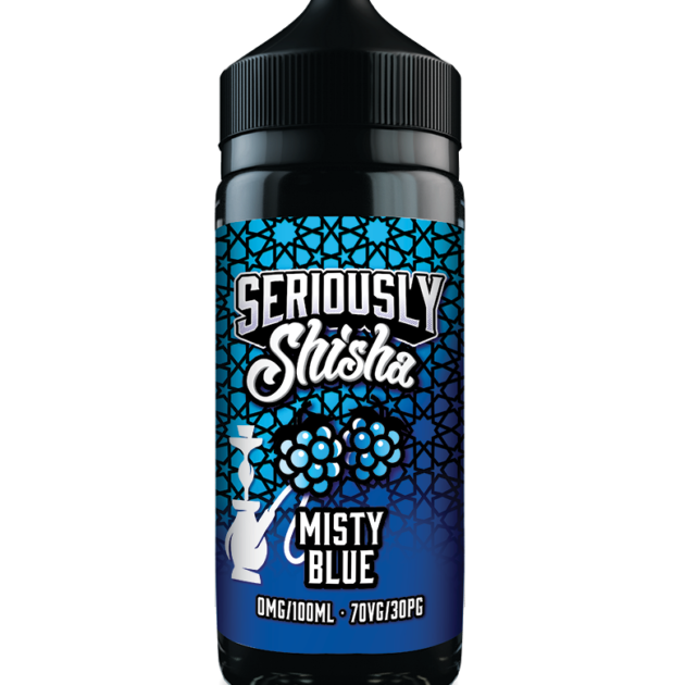 Seriously Shisha Misty Blue 100ml - Sweet Blueberry Vape UK
