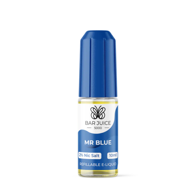 Mr Blue Nic Salt 10ml | Bar Juice 5000 | Trendy Vapes