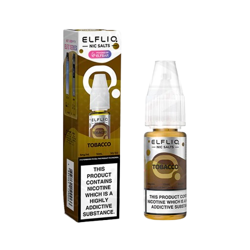 Tobacco Nic Salt 10ml | Elfbar Elfliq | Trendy Vapes