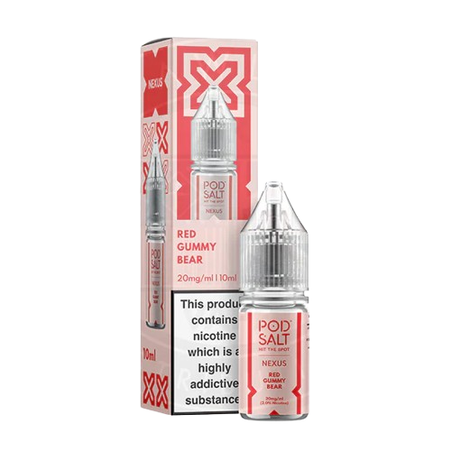 Red Gummy Bear Nic Salt 10ml | Nexus Pod Salt | Trendy Vapes