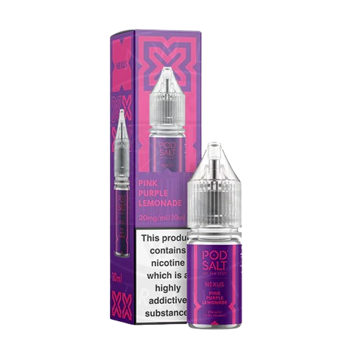 Pink Purple Lemonade Nic Salt 10ml | Nexus Pod Salt | Trendy Vapes