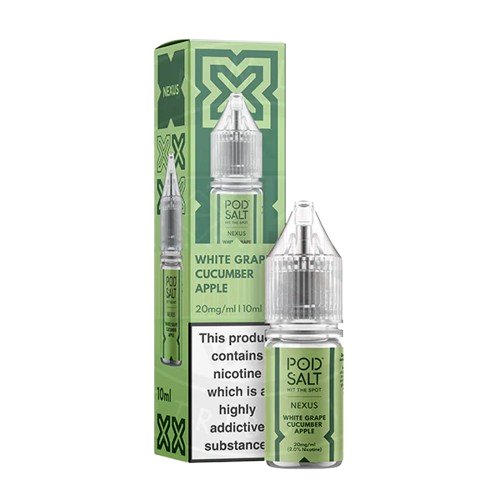 White Grape Cucumber Apple Nic Salt 10ml | Nexus Pod Salt | Trendy Vapes
