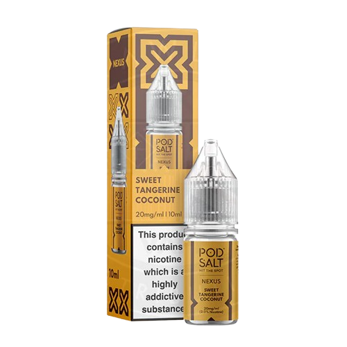 Sweet Tangerine Coconut Nic Salt 10ml | Nexus Pod Salt | Trendy Vapes