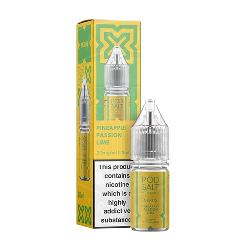 Pineapple Passion Lime Nic Salt 10ml | Nexus Pod Salt | Trendy Vapes