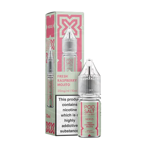 Fresh Raspberry Mojito Nic Salt 10ml | Nexus Pod Salt | Trendy Vapes