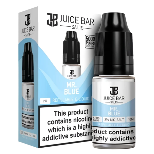 Mr Blue Nic Salt 10ml | Juice Bar | Trendy Vapes