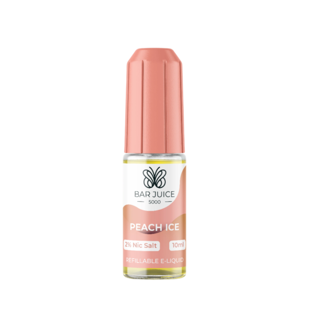 Peach Ice Nic Salt 10ml | Bar Juice 5000 | Trendy Vapes