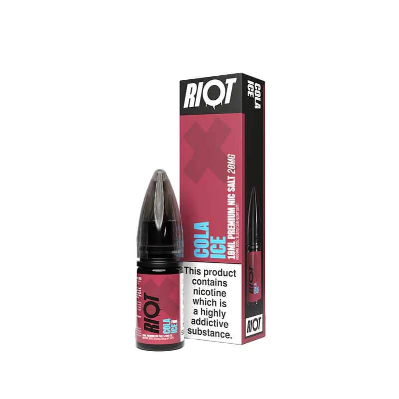 Cola Ice Nic Salt by Riot X - Refreshing Cola Vape Juice | Trendy Vapes UK