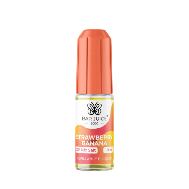 Strawberry Banana Nic Salt 10ml | Bar Juice 5000 | Trendy Vapes
