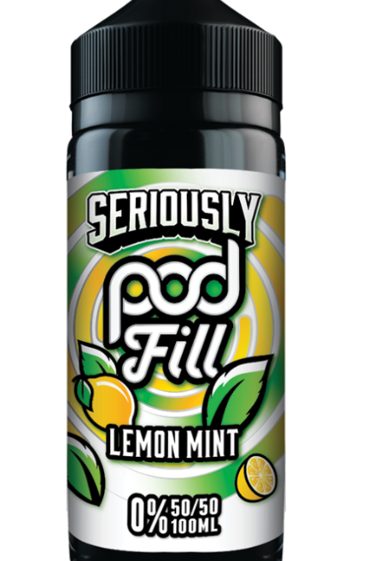 Seriously Pod Fill Lemon Mint E-liquid Shortfill - 100ml