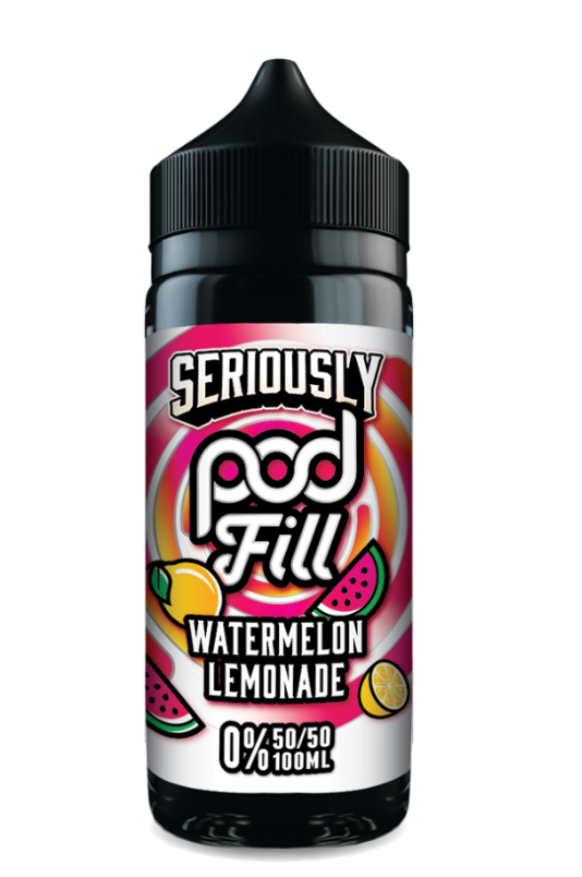 Seriously Pod Fill Watermelon Lemonade E-liquid Shortfill - 100ml