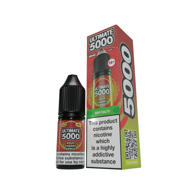 Sour Cherry Apple Nic Salt By Ultimate 5000 V1