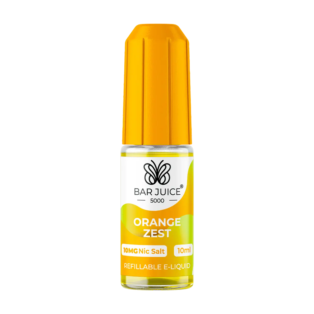 Orange Zest Nic Salt 10ml | Bar Juice 5000 | Trendy Vapes