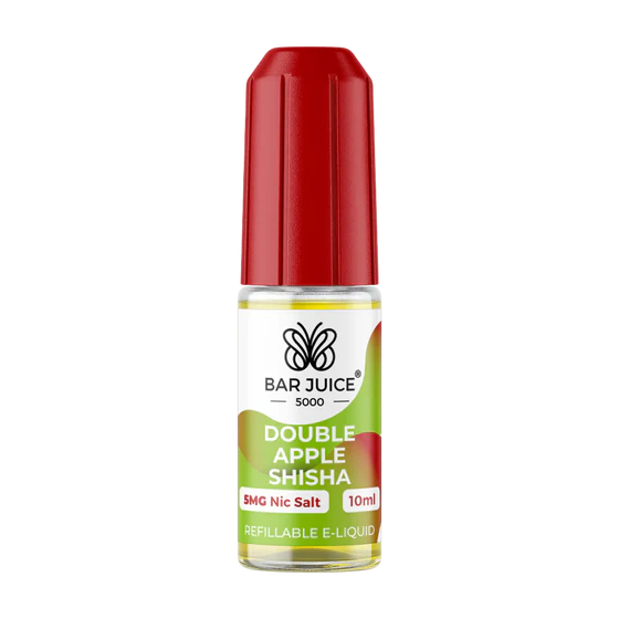 Double Apple Shisha Nic Salt 10ml | Bar Juice 5000 | Trendy Vapes