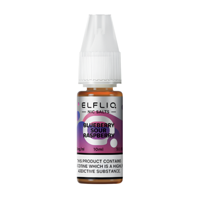 Blueberry Sour Raspberry Nic Salt 10ml | Elfbar Elfliq | Trendy Vapes