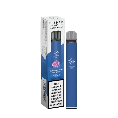 Elf Bar Prefilled Vape Kit | 600 Pod System & Flavors