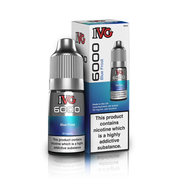 Blue Frost Nic Salt 10ml | IVG 6000 | Trendy Vapes